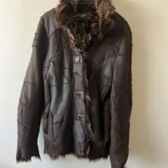 レディース　リアルムートンジャケット　リバーシブル