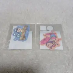 鯉登　月島　ゴールデンカムイ　サンリオキャラクターズ　ステッカー　ぱ