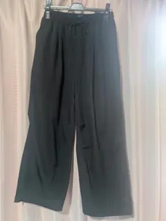 CPCM ブラック ニータックイージーパンツ　S