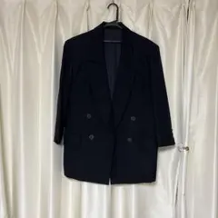 AZUR ダブルブレスト 黒ブレザー　ダブルジャケット　ブレザー