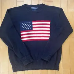 90s Polo by Ralph Lauren 星条旗セーター M