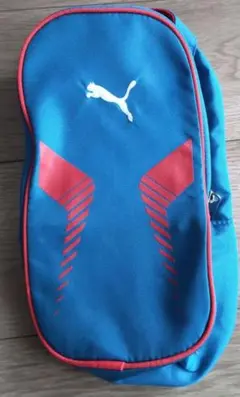 PUMA シューズバッグ ブルー/レッド