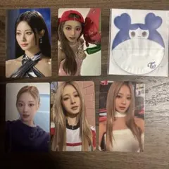 twiceツウィ　トレカ５枚　バッチケース　セット