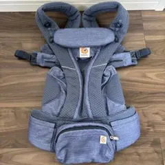 【オキシ清掃済】エルゴベビー　オムニブリーズ　ヘザードデニムブルー　抱っこ紐