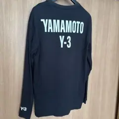 Y-3 ワイスリー バックロゴ 長袖Tシャツ L sizeヨウジヤマモト