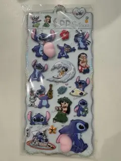 スティッチ　おしりシール　立体シール　ぷにぷにシール