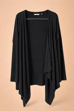 UNIQLO 黒 羽織り カーディガン M 体型カバー 着回し万能 冷房対策