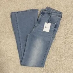 GRL ハイウエストフレアデニムパンツ[cu498]