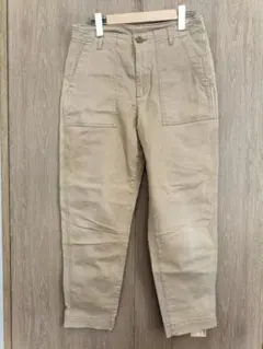 テーパードパンツ　チノパン　ワークパンツ　ベージュ　M,L　美品