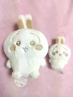 ちいかわ　うさぎ　ぬいぐるみ　マスコット　2個セット　ぬいぱれっと〜ミルクいろ〜