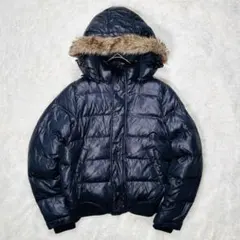 新品未使用タグ付き　ディーゼル光沢 ブラック　ロングダウンジャケット M DIESEL ディーゼル リアルダウンジャケット レディース 光沢