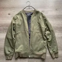 リバーシブル MA-1ジャケット オリーブグリーン