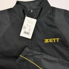 ZETT BOV460 ブラック ハーフジップジャケット M