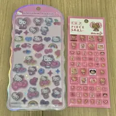 コットンパフィー 日焼けキティ タイルシール 正規品