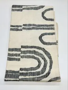 名古屋帯 ストライプ模様　クリーム色地