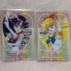 明治 セーラームーン セーラーマーズ セーラーヴィーナス クリアカード 新品