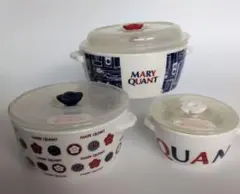 MARY QUANT トリプルフードコンテナ 保存容器 3点セット　ノベルティのサムネイル