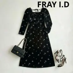 25AW FRAY I.D フレアミニニットワンピース ウサギオンライン限定