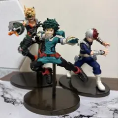 僕のヒーローアカデミア フィギュア 緑谷出久、轟焦凍、爆豪勝己 3体セット