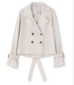 ★タグカット新品未使用★定価16,940円ベーシックショートトレンチコート