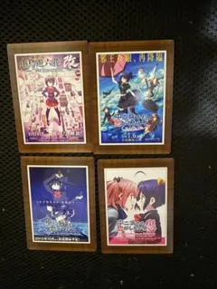 京アニ歴代ポスターカードコレクション 中二病でも恋がしたい 4枚