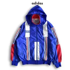 adidas ナイロンジャケット O マルチカラー 90s フード脱着