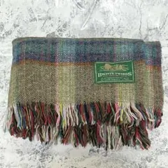 Bronte Tweeds ウール チェックマフラー