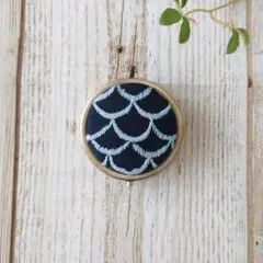 ミナペルホネン ピルケース mermaid ダークネイビー ＊ ハンドメイド