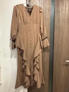 Darichシフォンフリルマーメイド　ロングワンピース 1回のみ着用　美品！