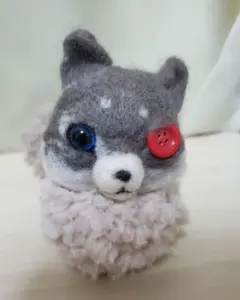 羊毛フェルト シュナウザー　親子　2匹セット　ハンドメンド 羊毛フェルト シュナウザー 親子 2匹セット ハンドメンド - メルカリ
