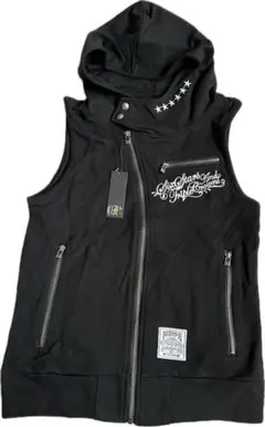 【新品】ラスケー RUSS-K ブラック フード付きベスト M y2k