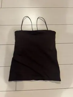 UNITED ARROWS カップ付きキャミソール ダークブラウンのサムネイル
