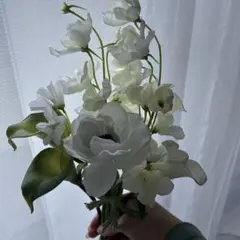 ホワイト造花アレンジメント