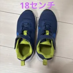 Nike ネイビー/ライム スニーカー ベルクロ