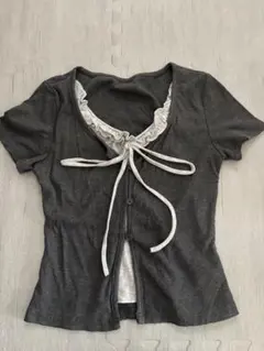 SHEIN 半袖 tシャツ グレー トップスのサムネイル