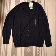 ユニクロ　エクストラファインメリノVネックカーディガン　XL