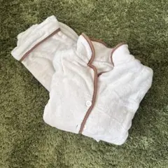 Lサイズ ホワイト フリース ルームウェアLサイズ
