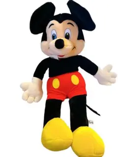 ディズニー　ミッキー　特大ぬいぐるみ レトロ