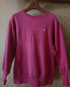 90s Champion チャンピオン リバースウィーブ　ピンク　襤褸フェード