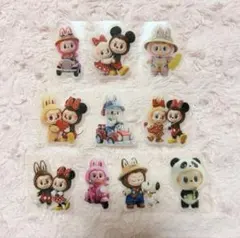 ラブブ　ロールシール　10枚　Labubu キラキラ