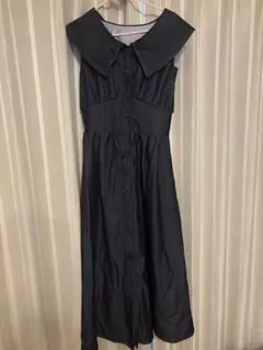 dazzlinノースリーブロングワンピース