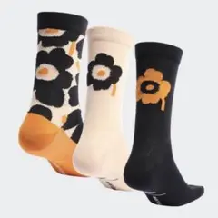 【限定・完売品】adidas アディダス × マリメッコ ソックス 靴下 3足組