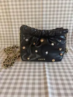 EVRIS スタッズチェーンミニショルダーBAG