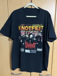 レア Knotfest Slipknot Tシャツ Lサイズ SlipknoT 「KNOT FEST 2019」 バンドTシャツ – 古着屋Top of the Hill
