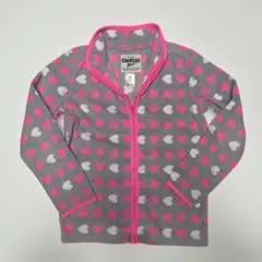 OshKosh B’Gosh　キッズ　フリース6X グレー ハート柄