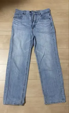 GU ストレートデニム ライトブルー Mサイズ