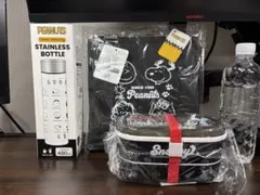 【写真多数】スヌーピー ランチ3点セット(弁当箱・ボトル・保冷バッグ) 黒白
