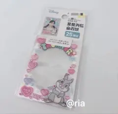 韓国限定 ディズニー とんすけ バンビ スリーブ トレカ