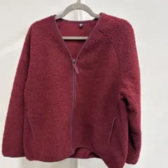 ボアフリースカーディガン