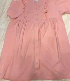 マタニティ　パジャマ　ワンピース　ピンク